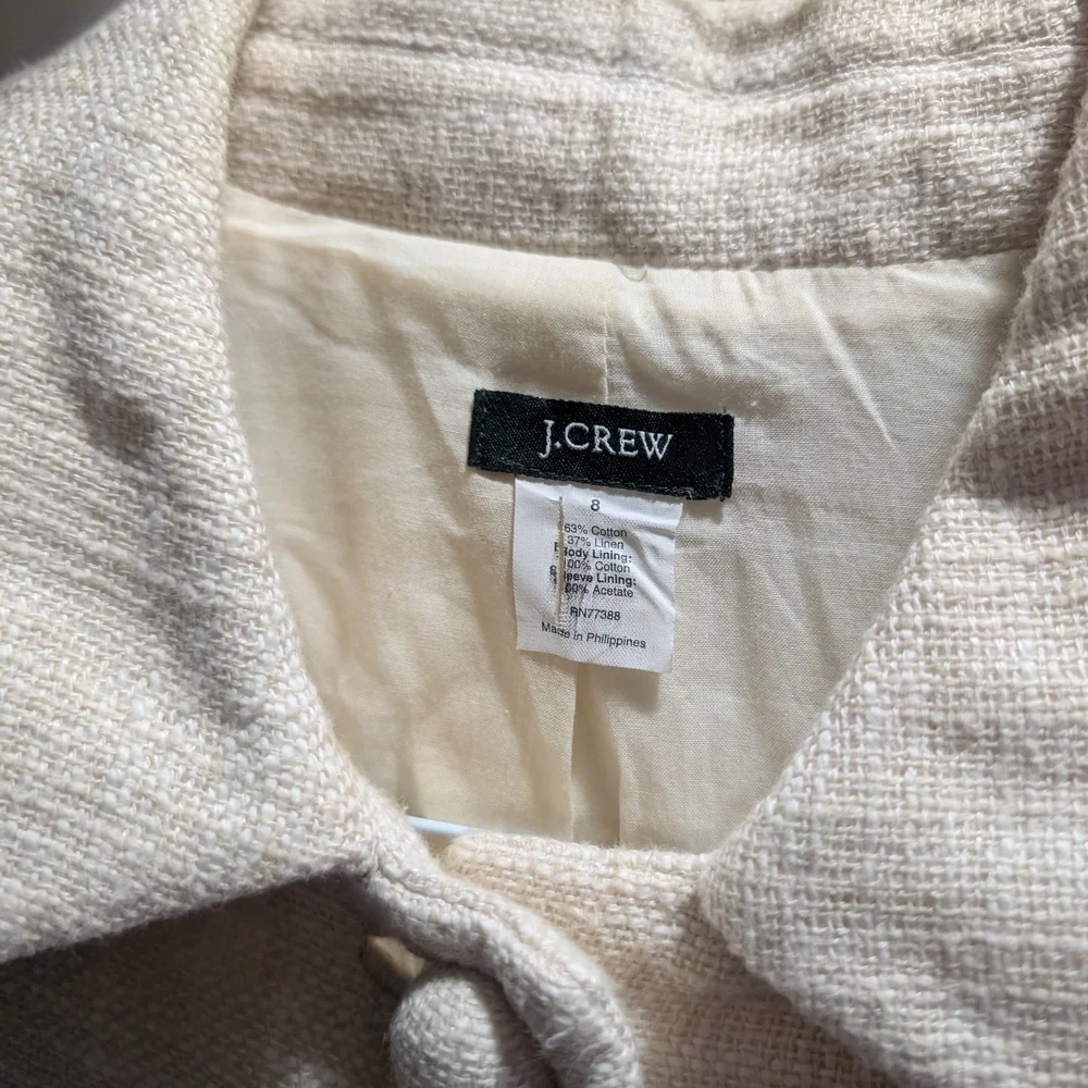 J. Crew Women's Elegant Cream Blazer